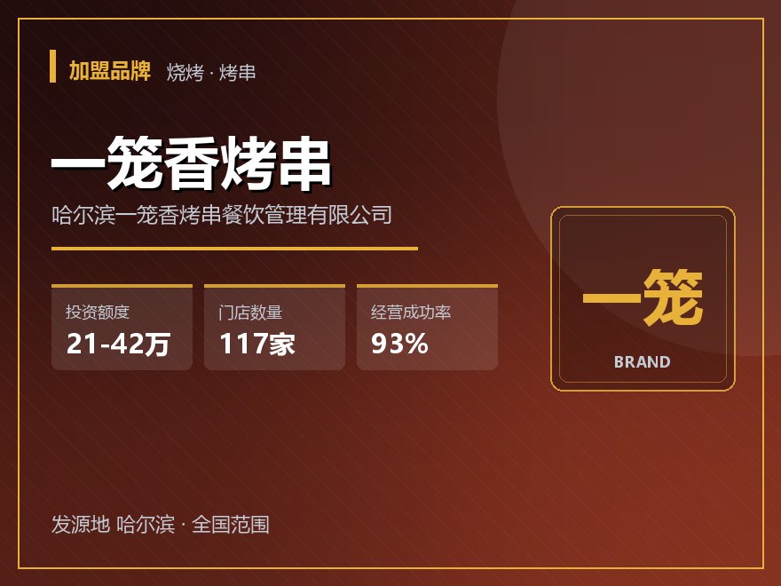 一笼香烤串
